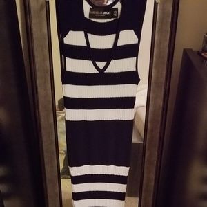 Striped Vneck sweater